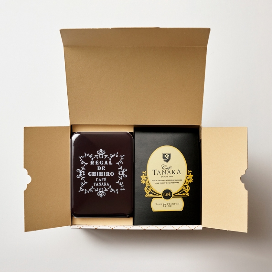 ビスキュイ・サントメ・リュミエール缶＆プレミアムコーヒーセット